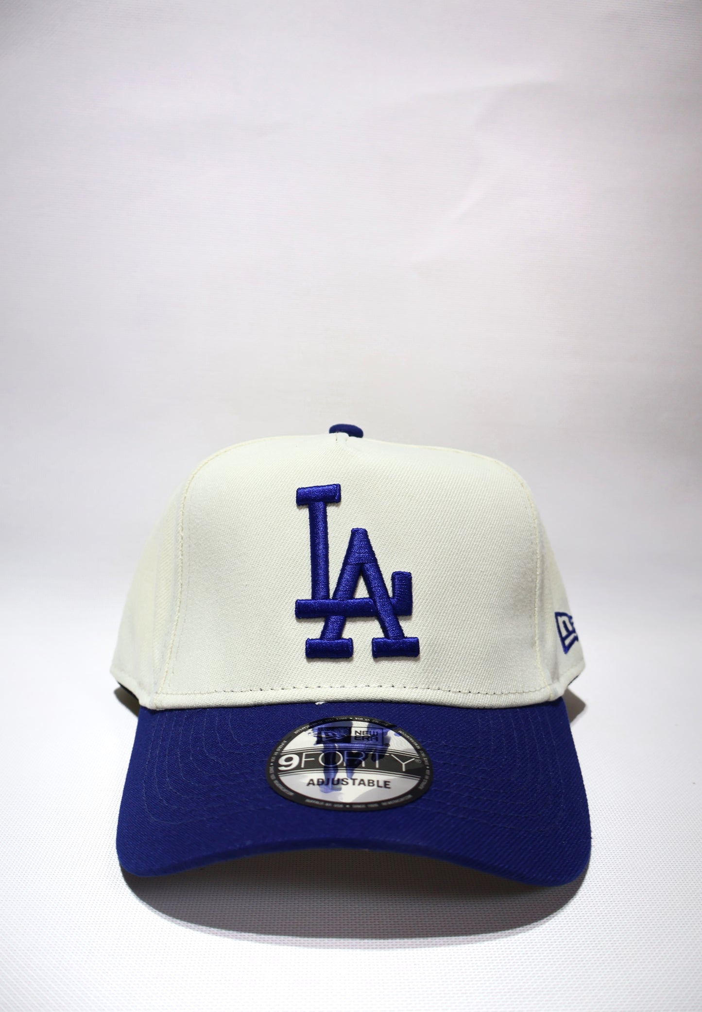 LA TWO TONE BLUE A FRAME HAT
