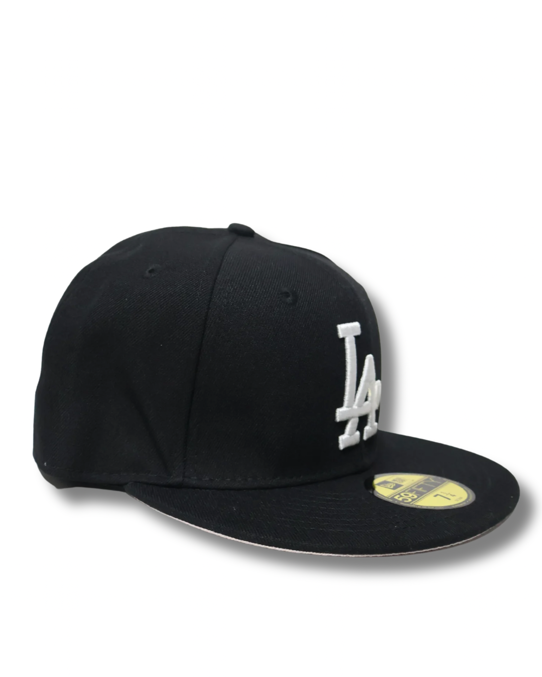 LA PLAIN BLACK FITTED HAT