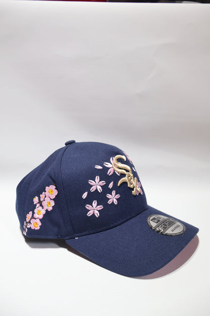 SOX FLORAL NAVY A FRAME HAT