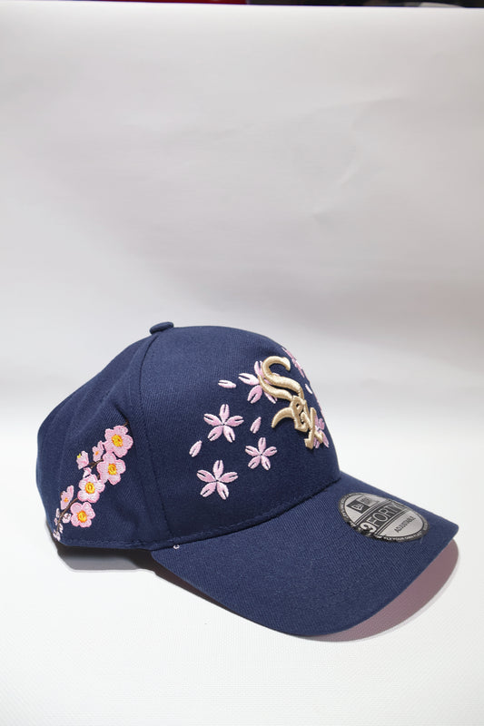 SOX FLORAL NAVY A FRAME HAT