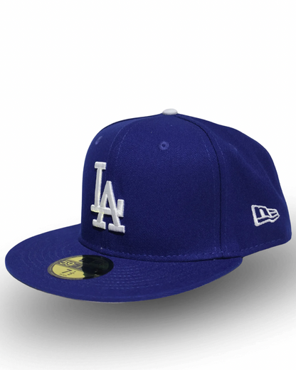 LA PLAIN BLUE FITTED HAT