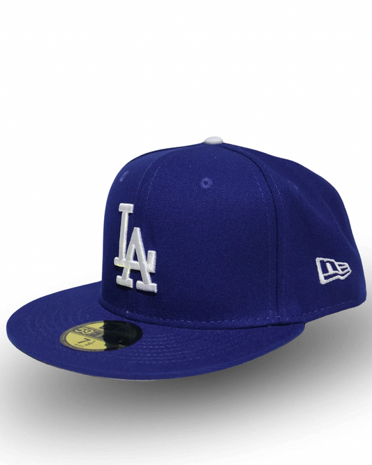 LA PLAIN BLUE FITTED HAT