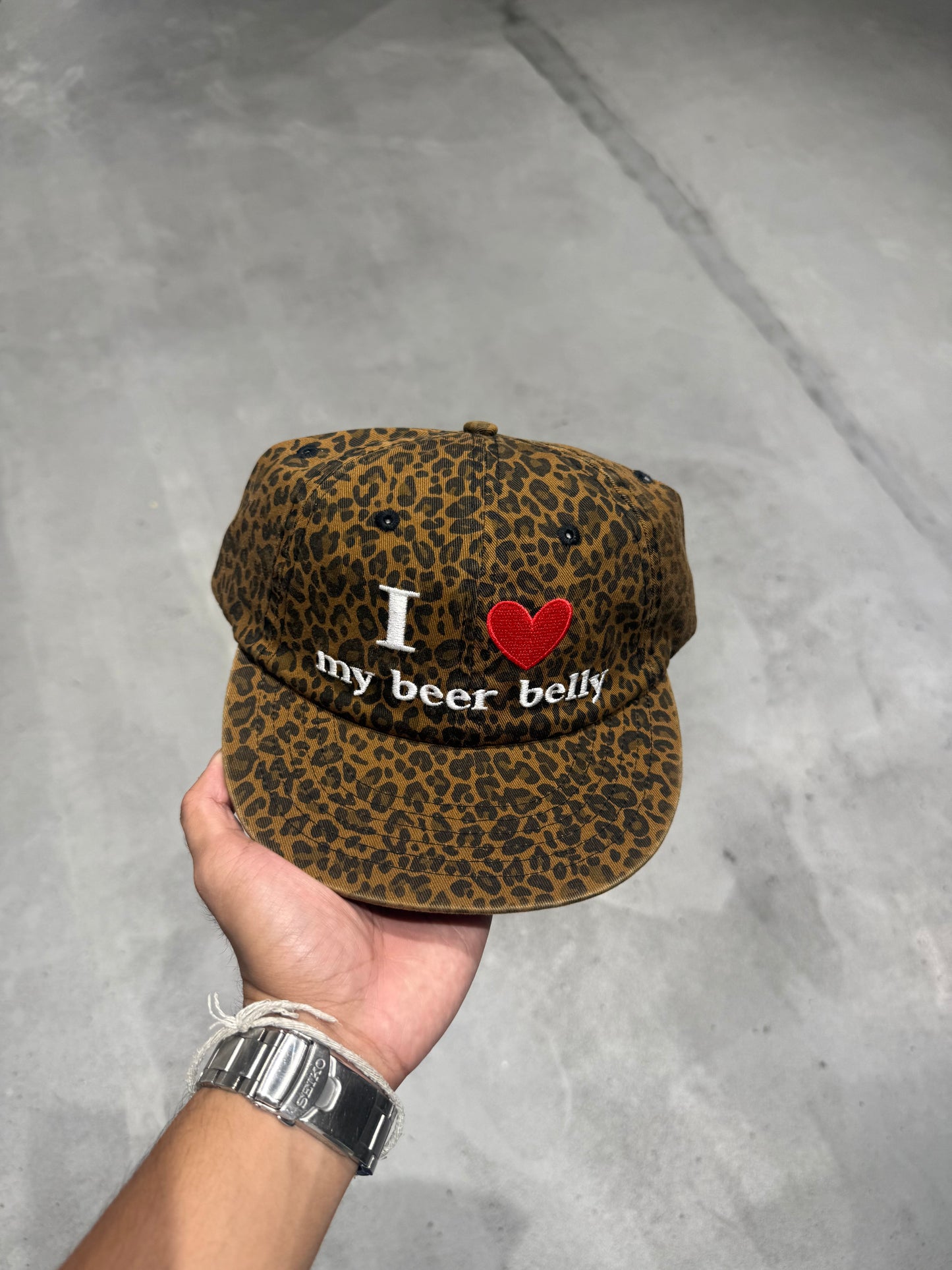 BEER BELLY LEOPARD PANNEL HAT