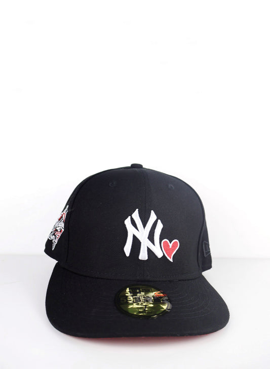 NY HEART BLACK FITTED