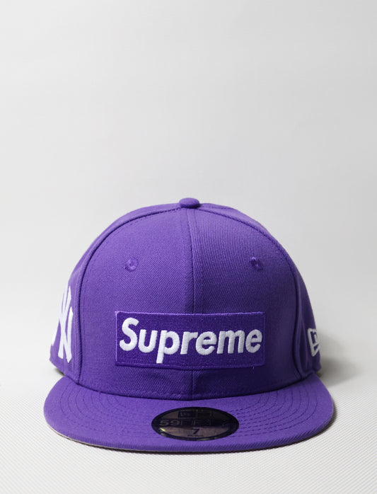 Supreme "NY" Purple Fitted