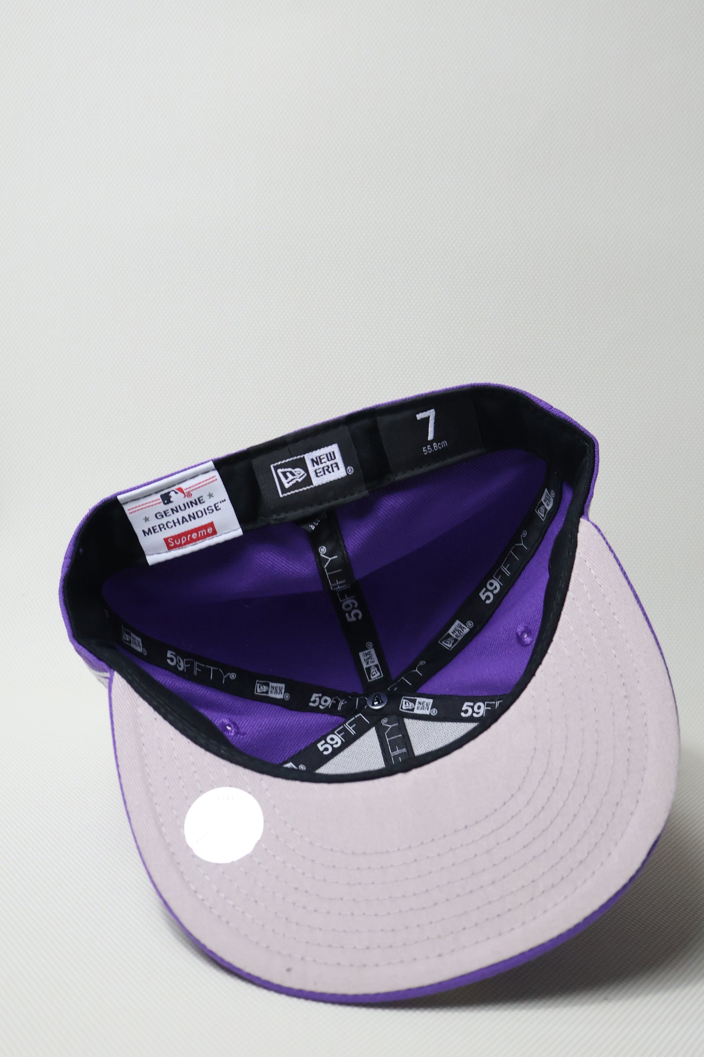 Supreme "NY" Purple Fitted
