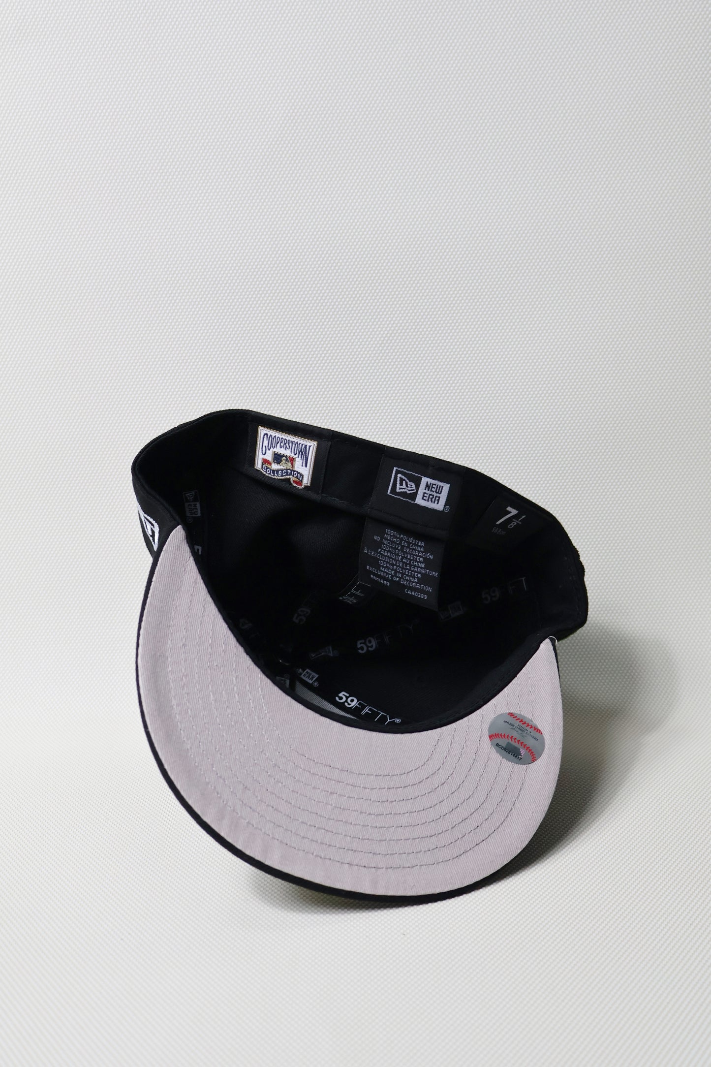 NY FLORAL BLACK FITTED HAT