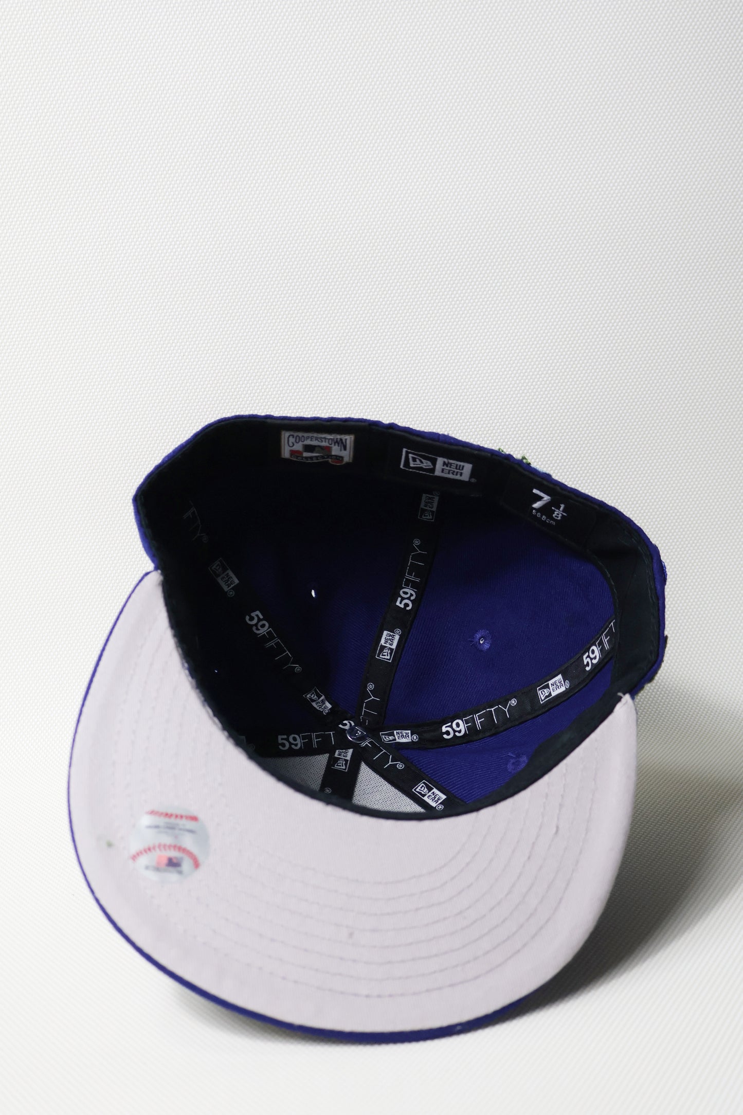 LA FLORAL BLUE FITTED