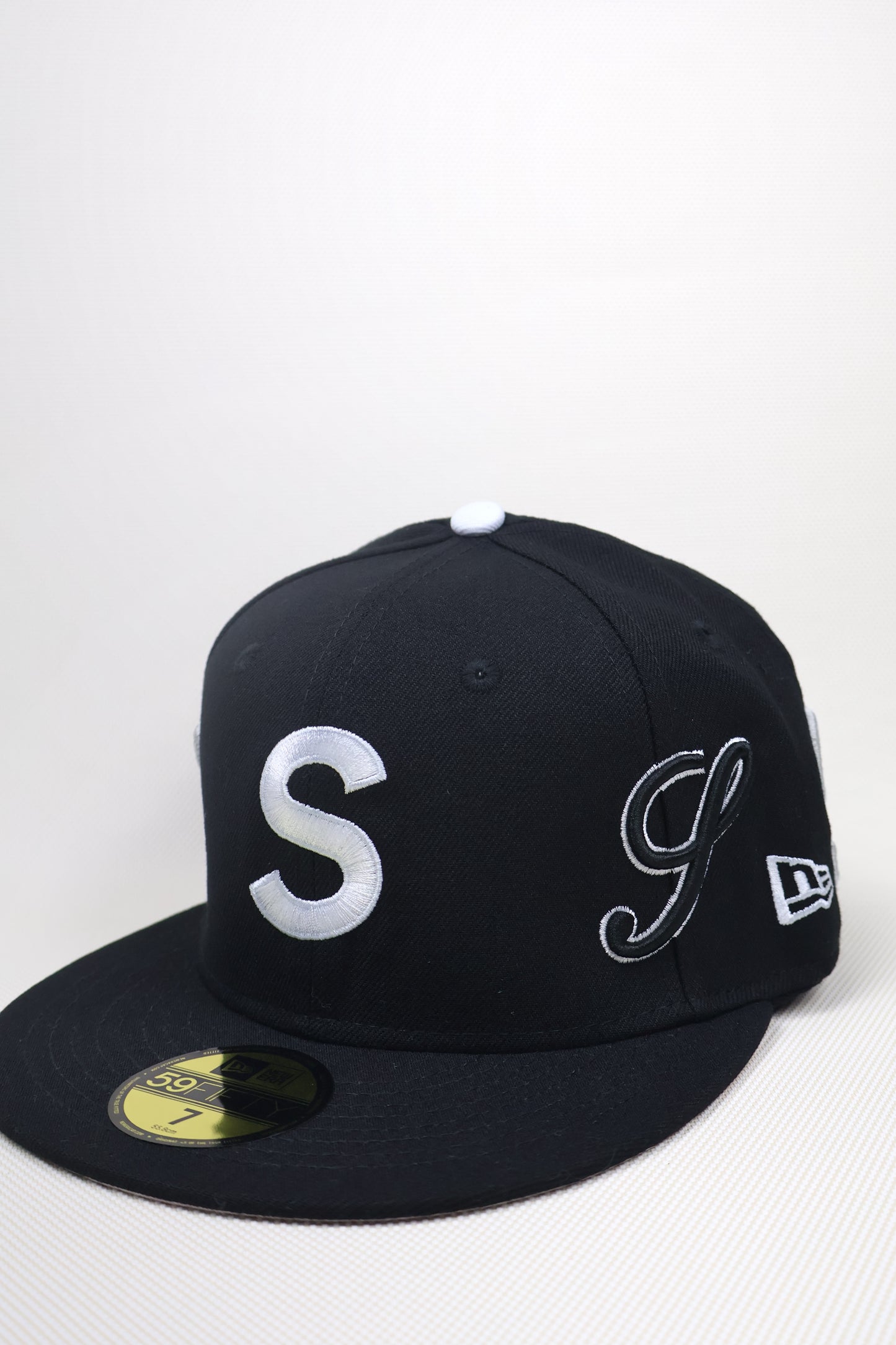 S MULTI PATCH CHRIS BROWN FITTED HAT