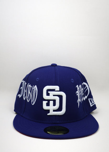 SD BONE PADRES FITTED HAT