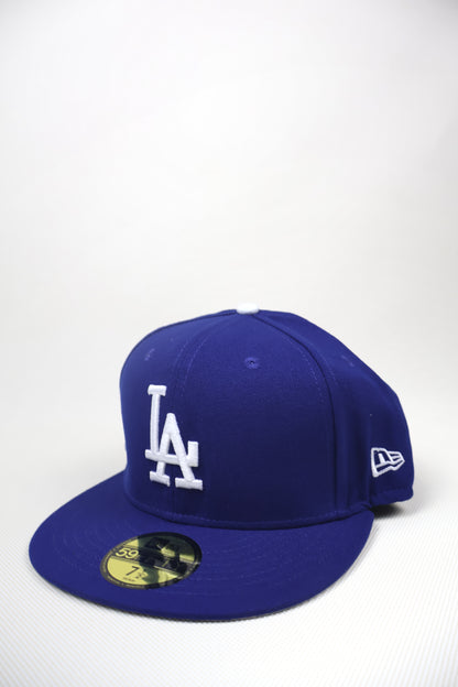 LA BLUE PLAIN FITTED HAT