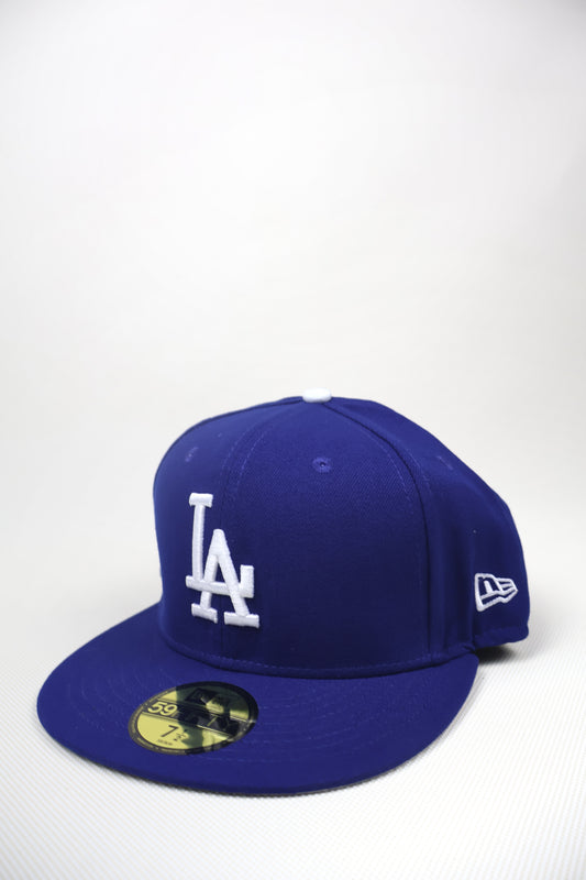 LA BLUE PLAIN FITTED HAT