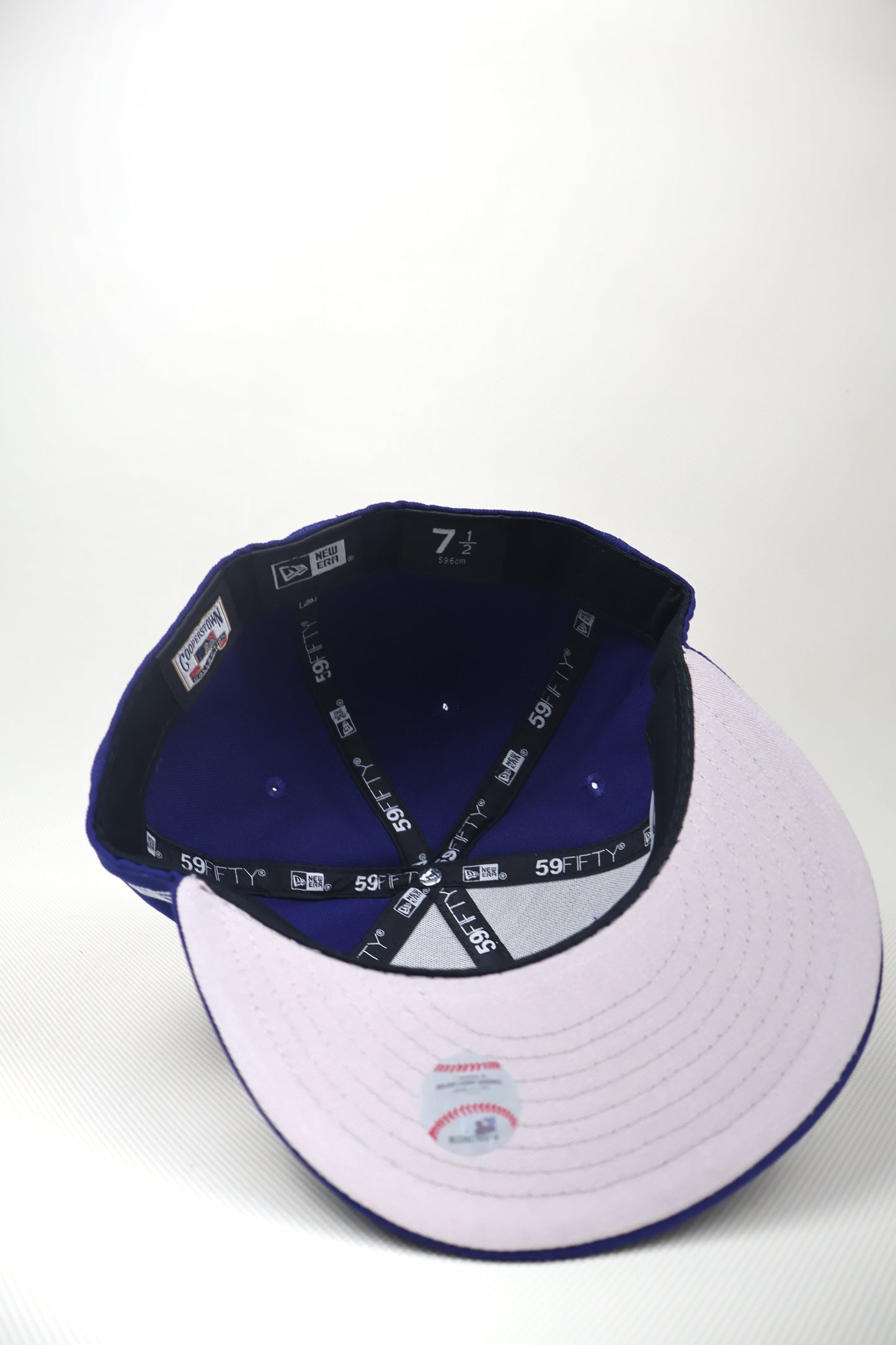 LA BLUE PLAIN FITTED HAT