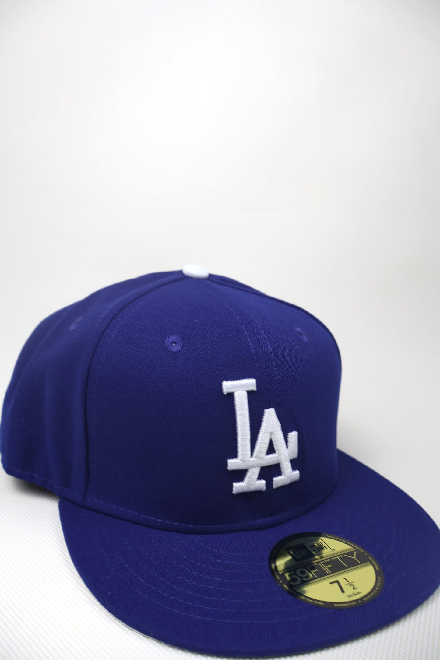 LA BLUE PLAIN FITTED HAT