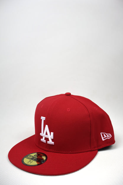 LA RED PLAIN FITTED HAT