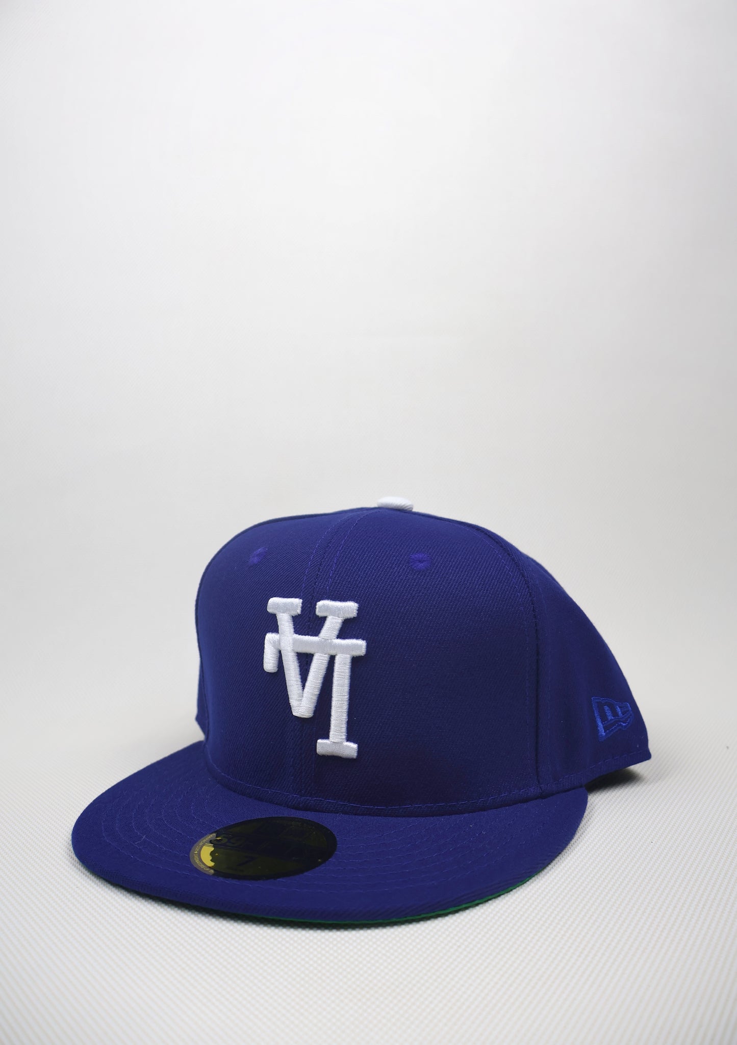 LA REVERSE LOGO BLUE FITTED HAT