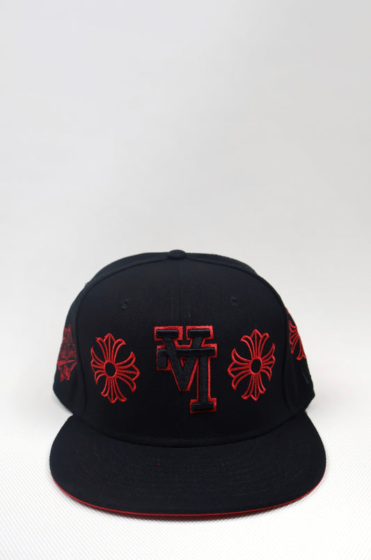 LA INVERTED CHROME HEARTS FITTED HAT