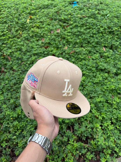 LA BEIGE EARMUFFS FITTED HAT