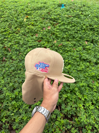 LA BEIGE EARMUFFS FITTED HAT