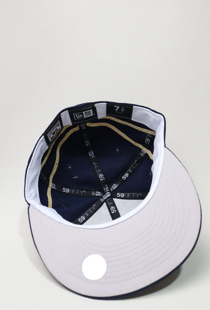 NY GOLD CHAIN FITTED HAT