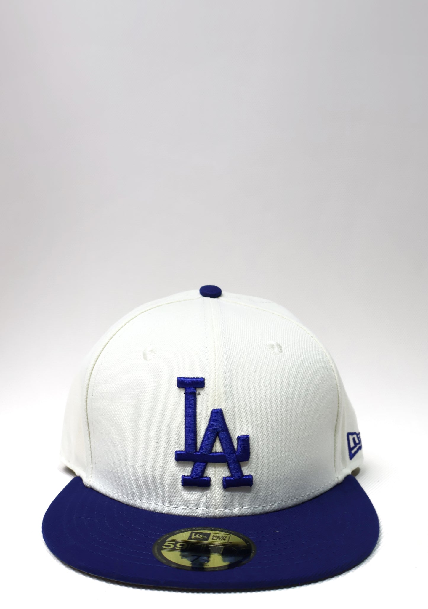 LA TWO TONE BLUE FITTED HAT
