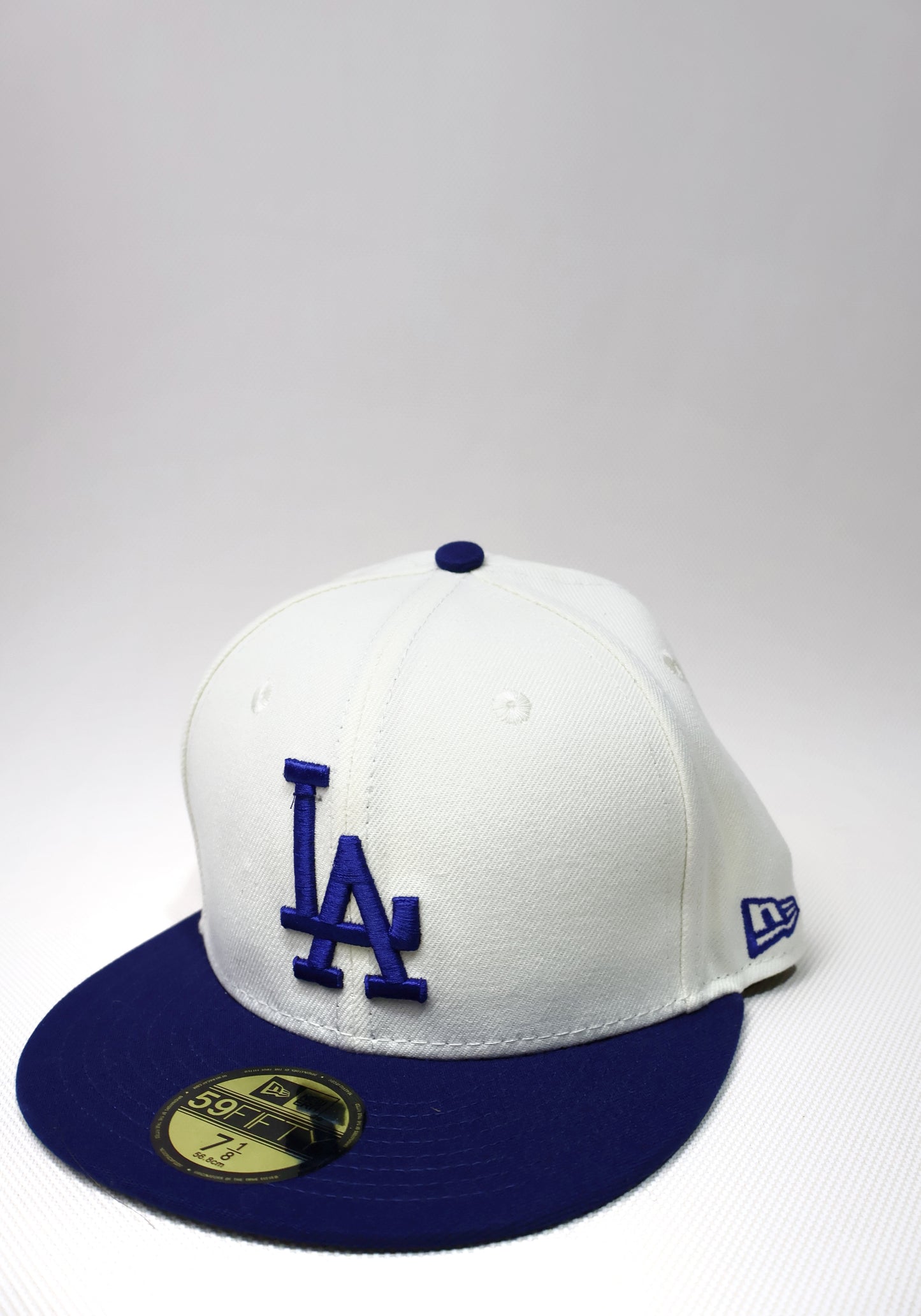LA TWO TONE BLUE FITTED HAT