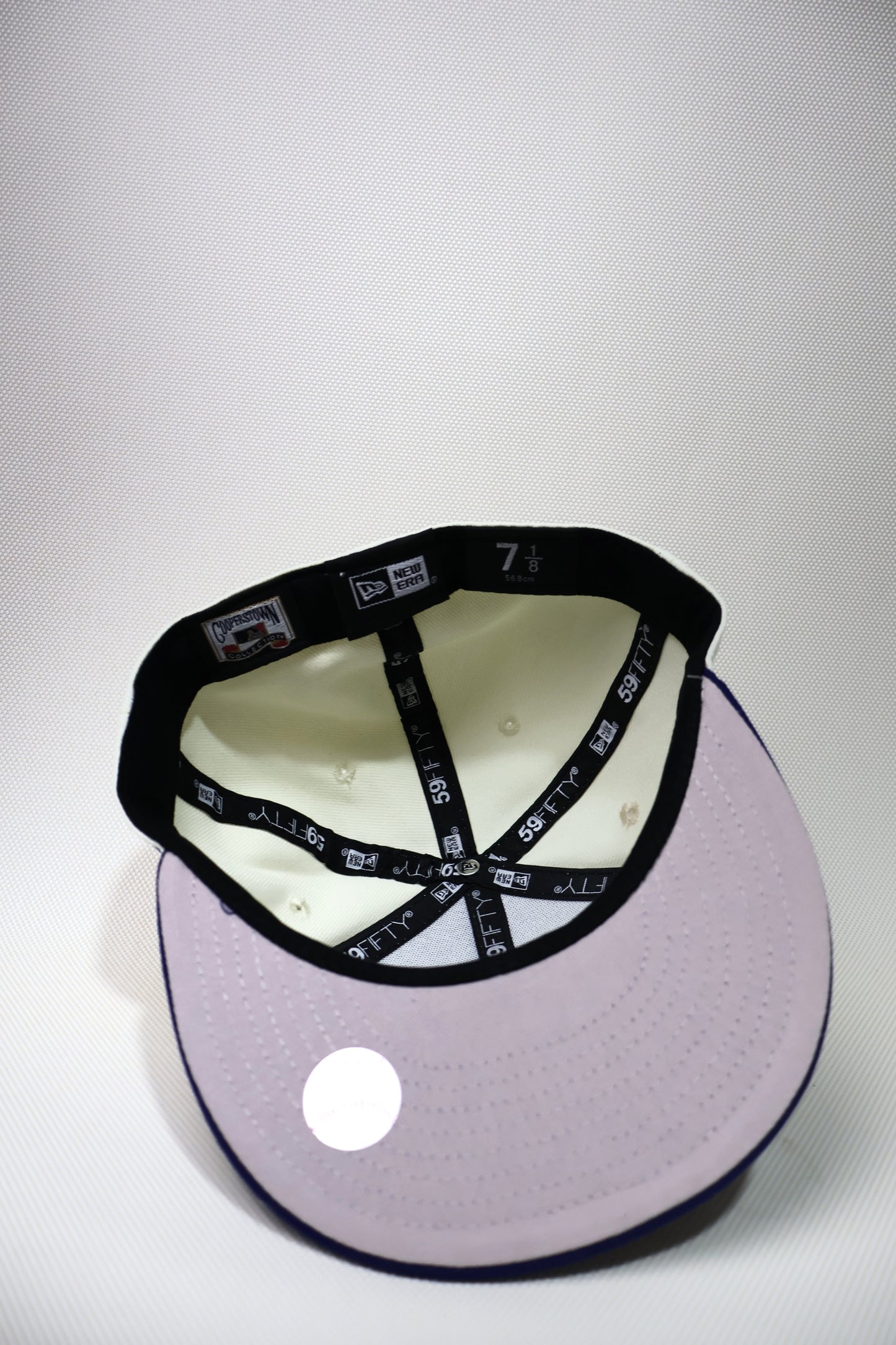 LA TWO TONE BLUE FITTED HAT