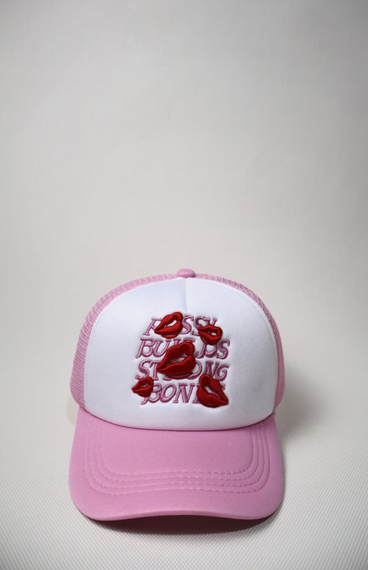 LA ROPA PINK TRUCKER HAT