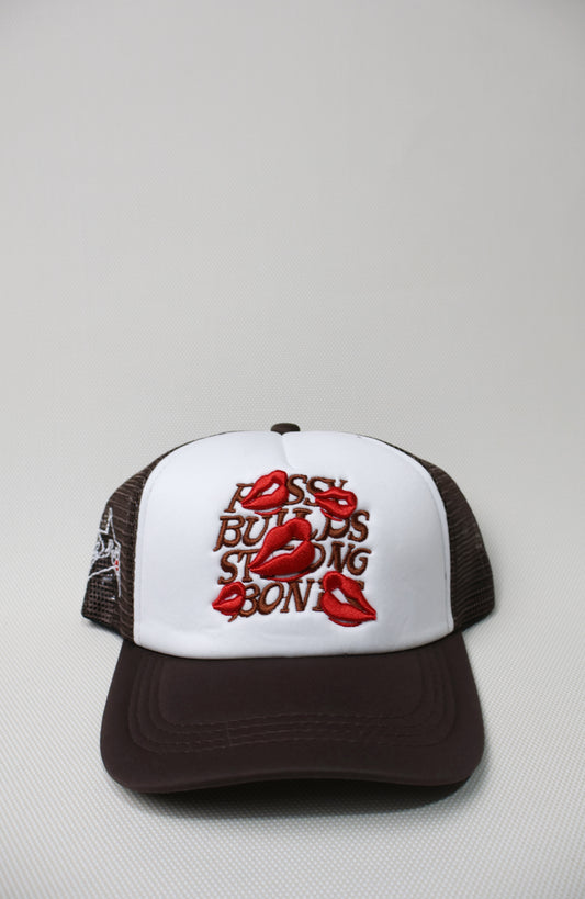 LA ROPA BROWN TRUCKER HAT