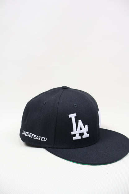 LA X UNDEFEATED BLACK FITTED HAT