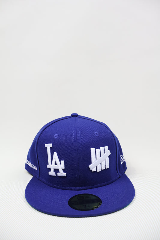LA X UNDEFEATED BLUE FITTED HAT