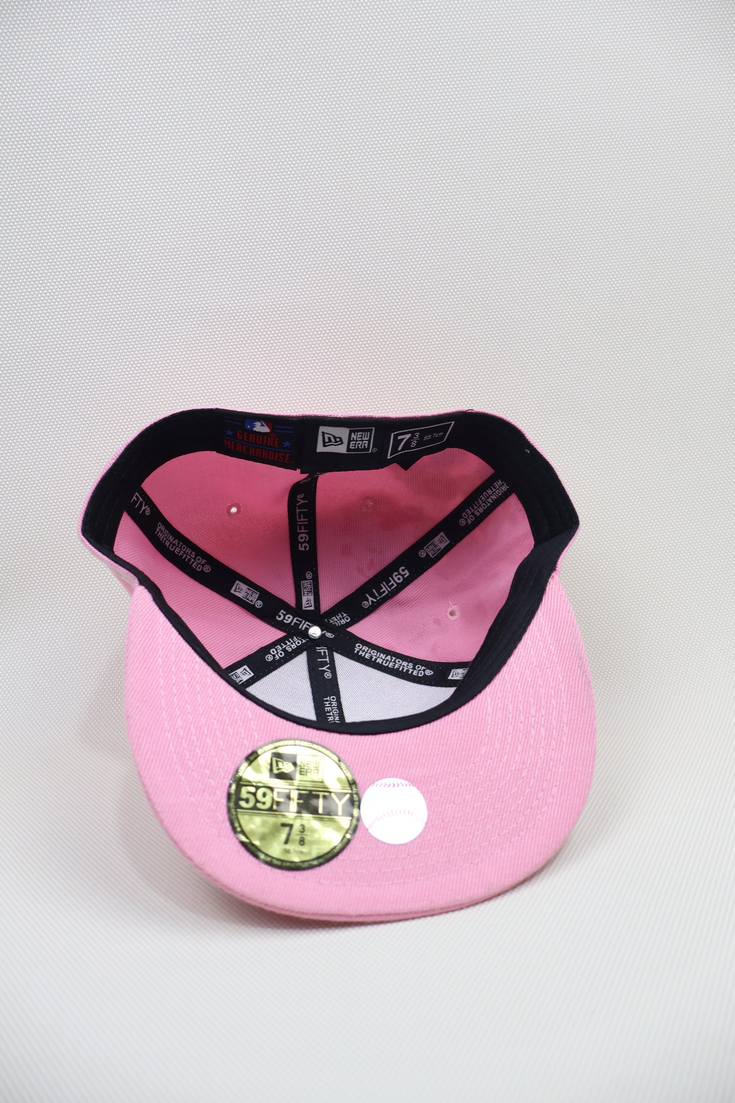 NY PINK FLORAL FITTED HAT