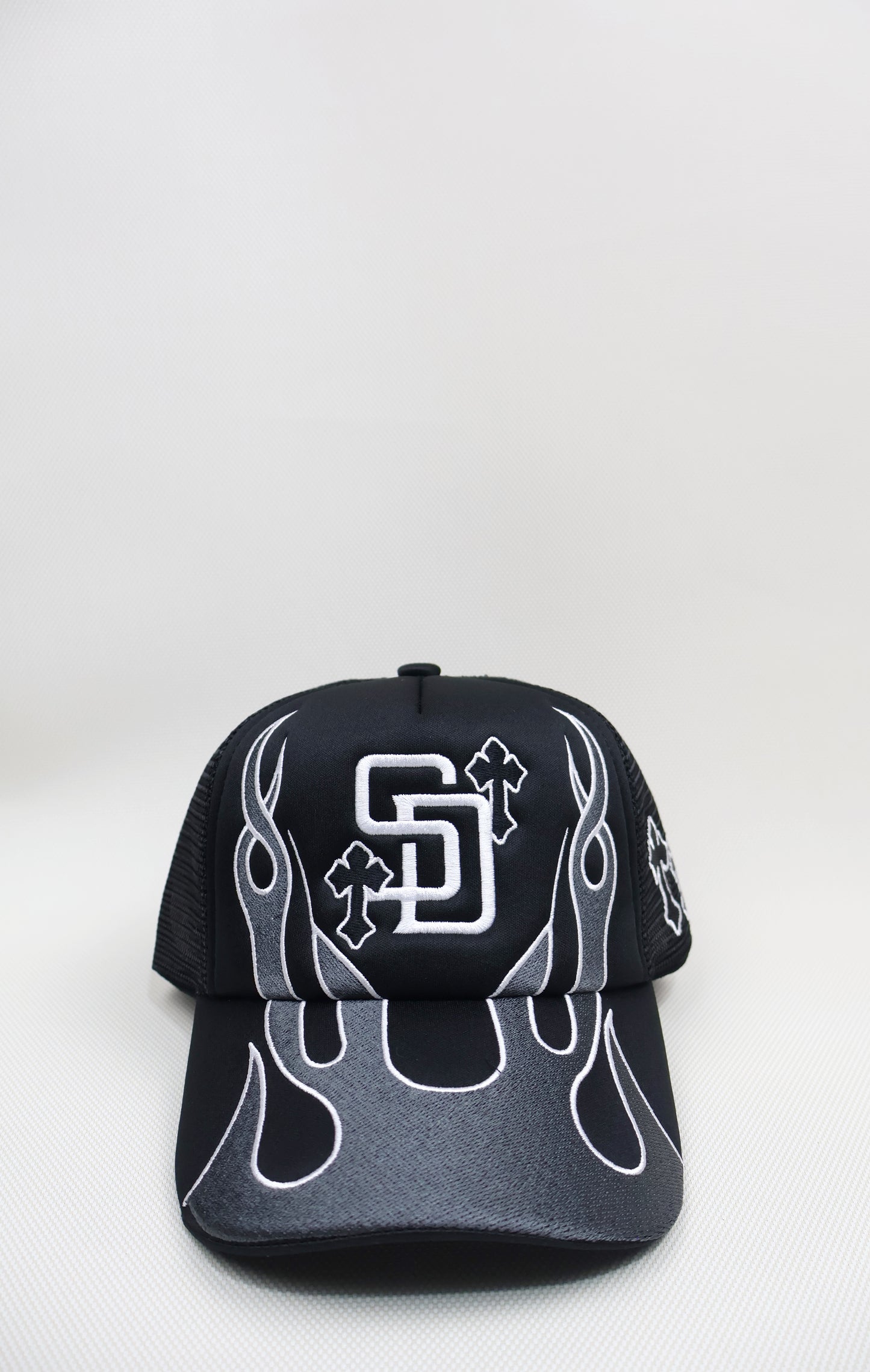 SD FLAMES TRUCKER HAT (BEST SELLER)