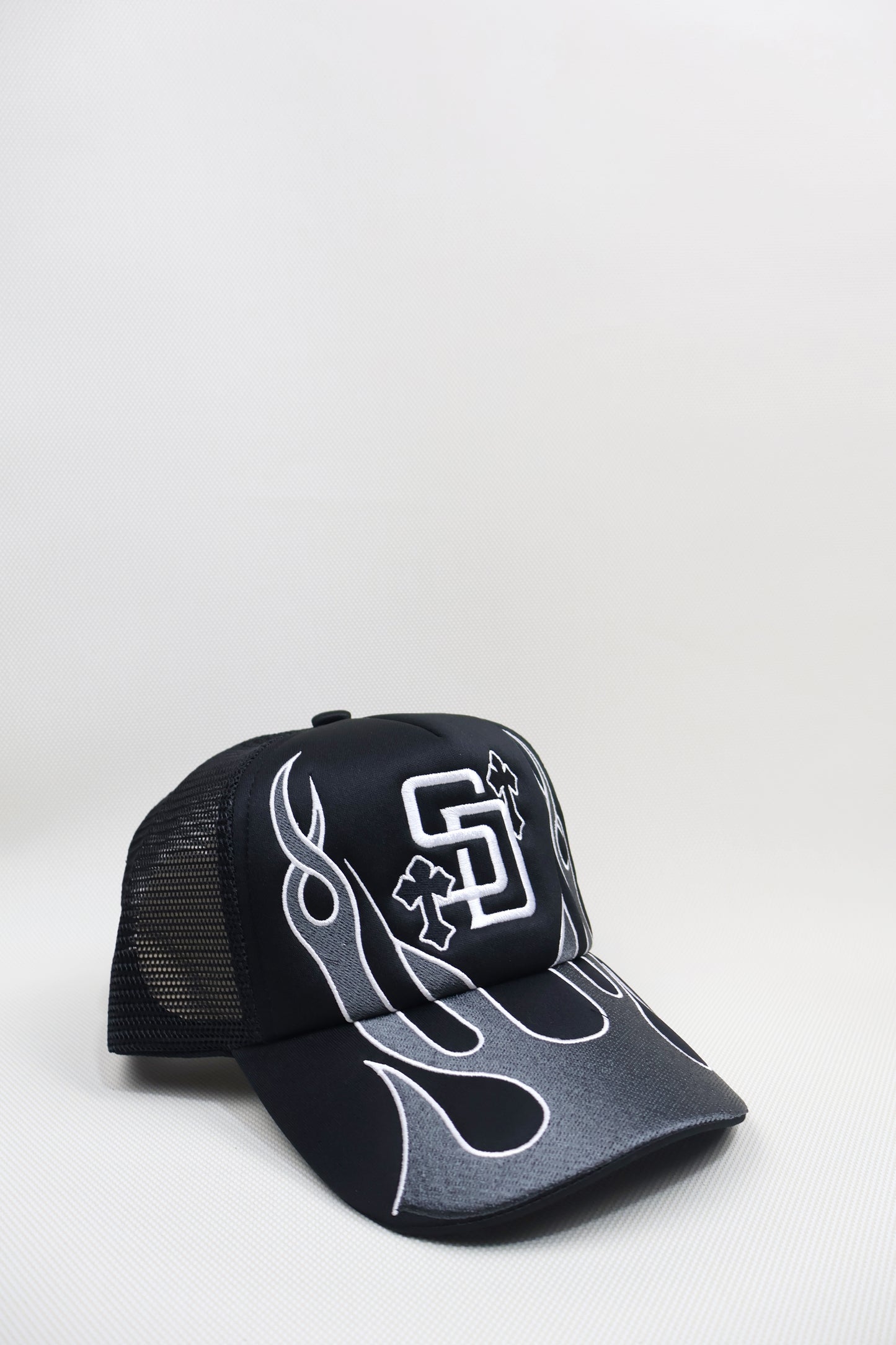 SD FLAMES TRUCKER HAT (BEST SELLER)