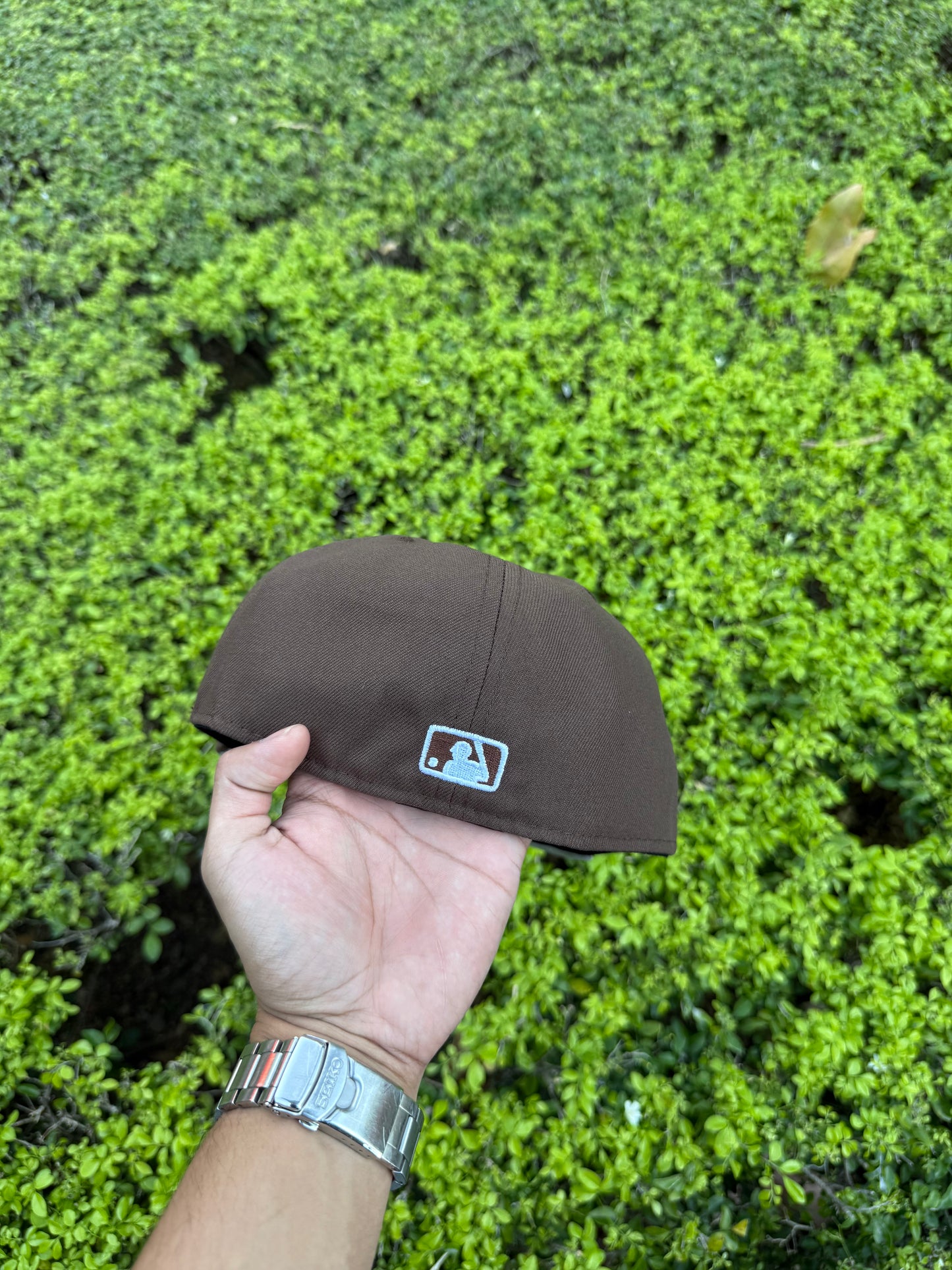 NY BROWN FITTED HAT
