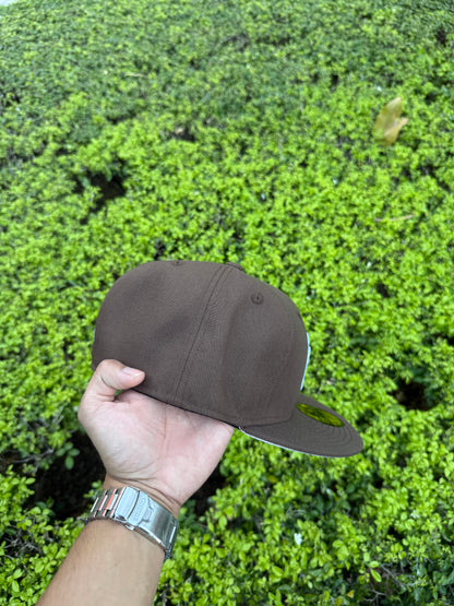 NY BROWN FITTED HAT