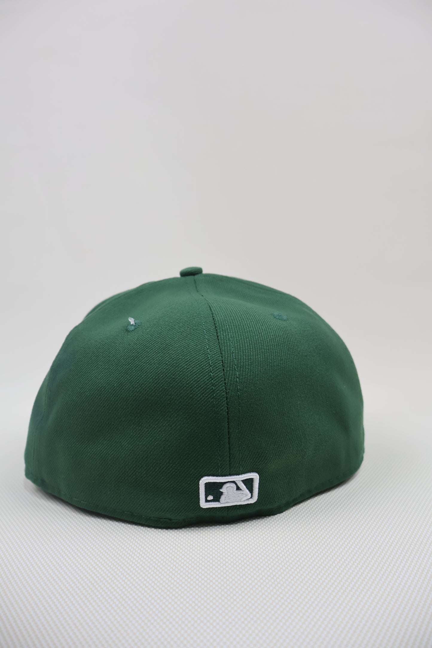 NY PLAIN GREEN FITTED HAT