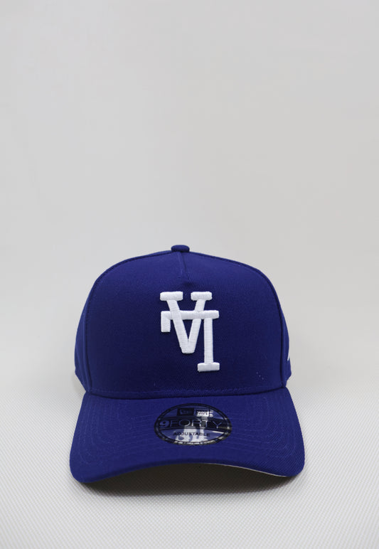 LA INVERTED BLUE AFRAME SNAPBACK