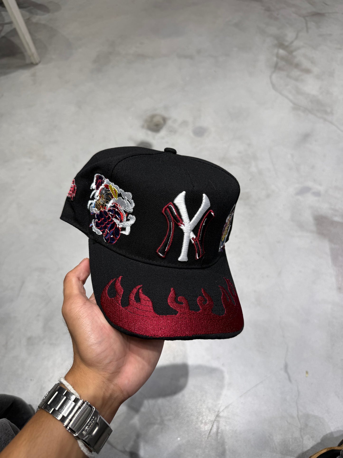 LUFFY VOID FLAMES A FRAME HAT