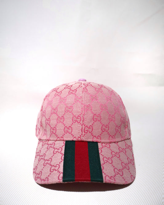 GUCCI PINK STRAPBACK HAT