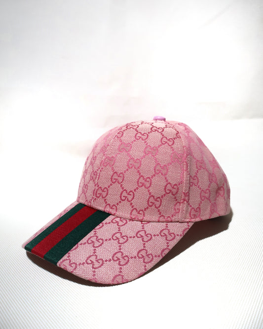 GUCCI PINK STRAPBACK HAT