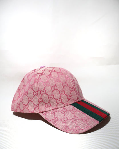 GUCCI PINK STRAPBACK HAT