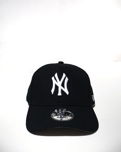 NY BLACK A FRAME HAT
