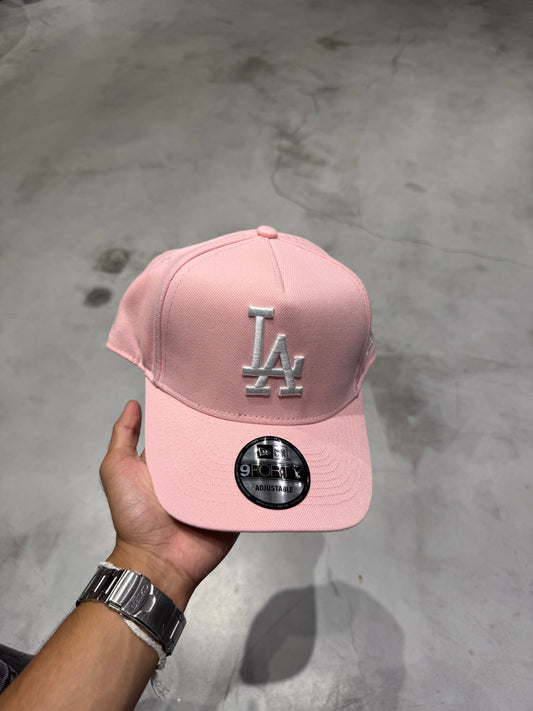 LA PASTEL PINK A FRAME HAT