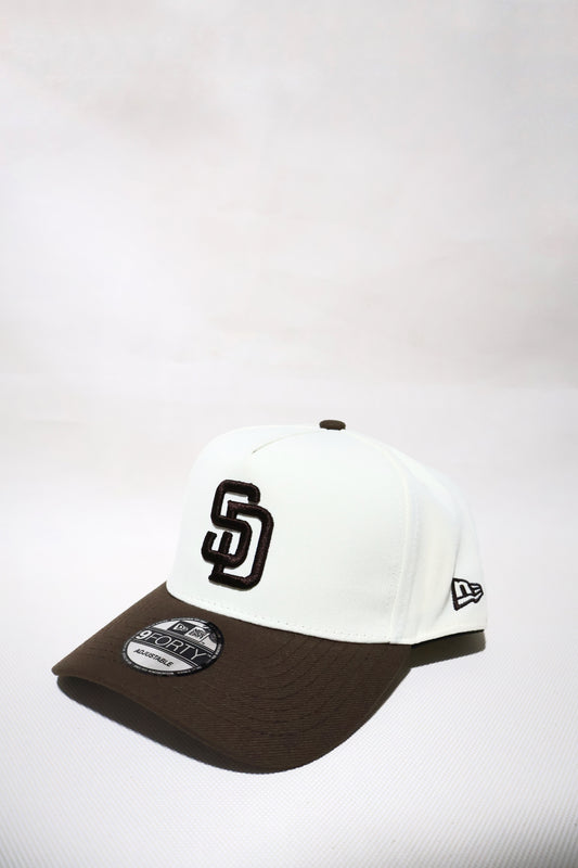 SD TWO TONE CREAM AND BROWN A FRAME