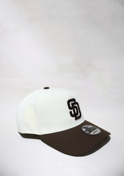 SD TWO TONE CREAM AND BROWN A FRAME
