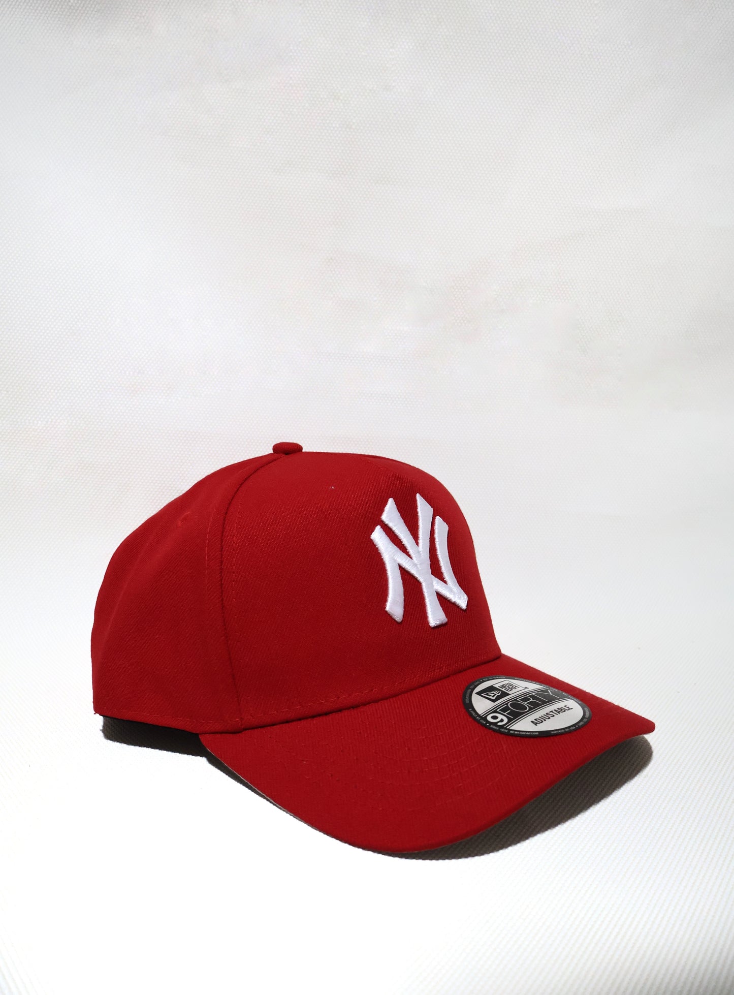 NY PLAIN RED A FRAME HAT