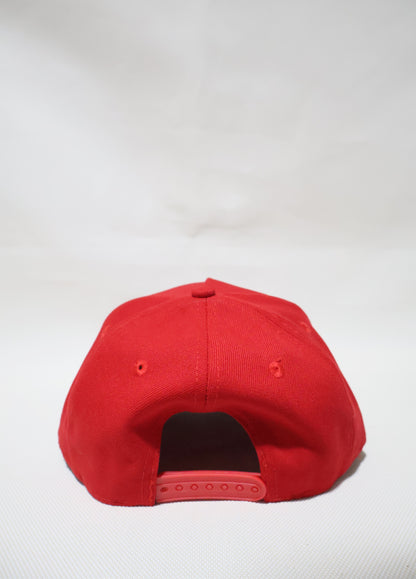 NY PLAIN RED A FRAME HAT