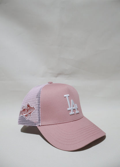 LA PINK TRUCKER HAT
