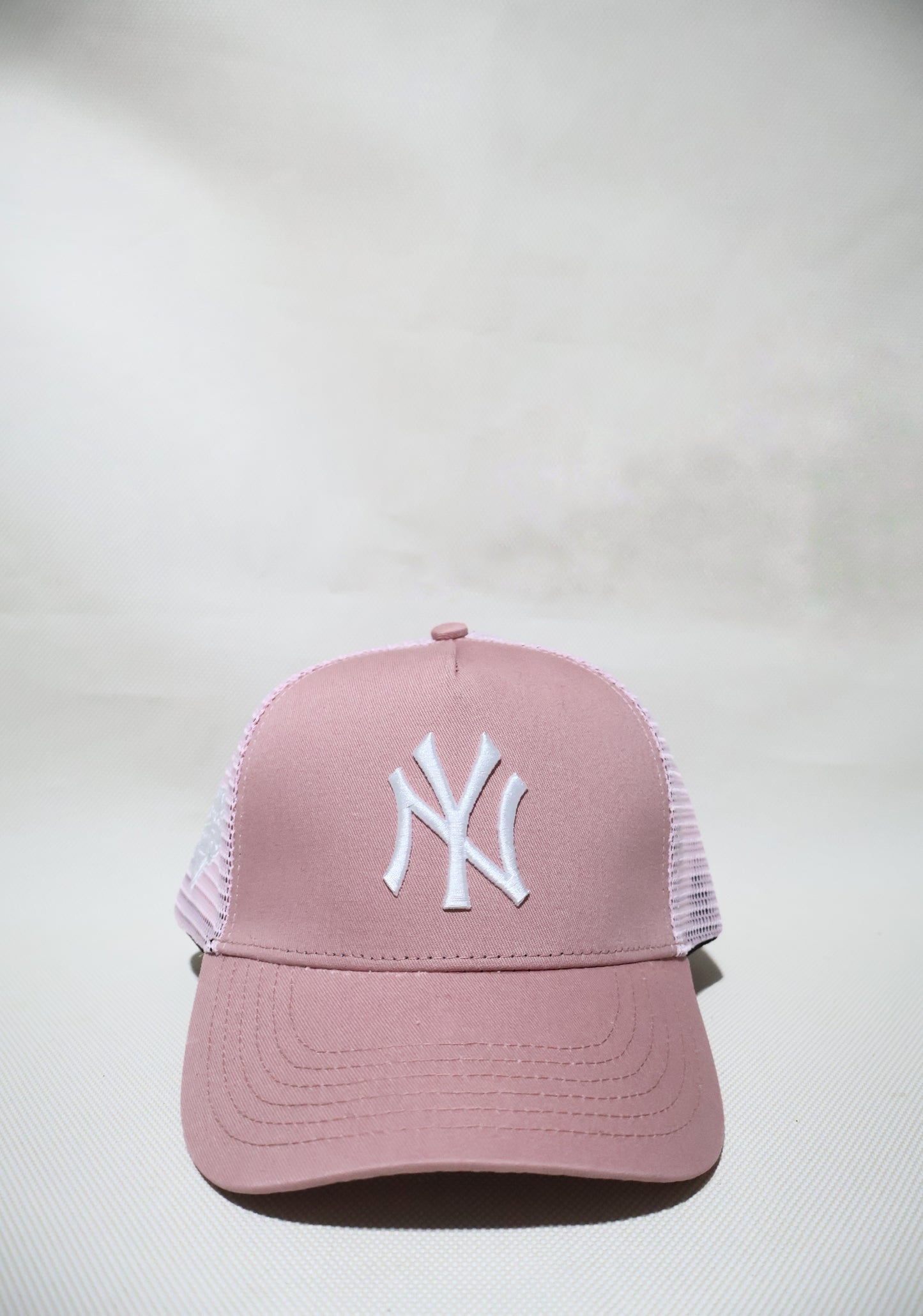 NY PINK TRUCKER HAT